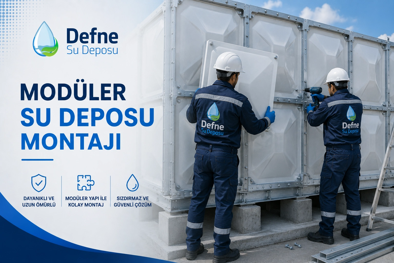 Modüler Su Deposu Montajı