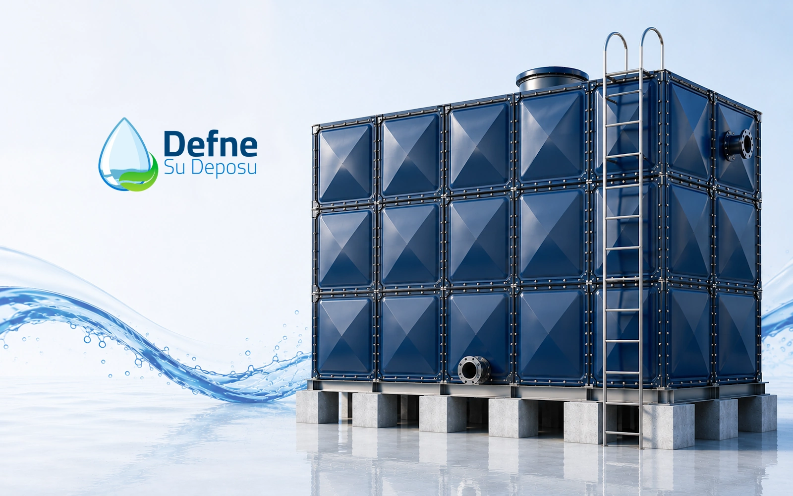 Kaplamalı Çelik Su Deposu